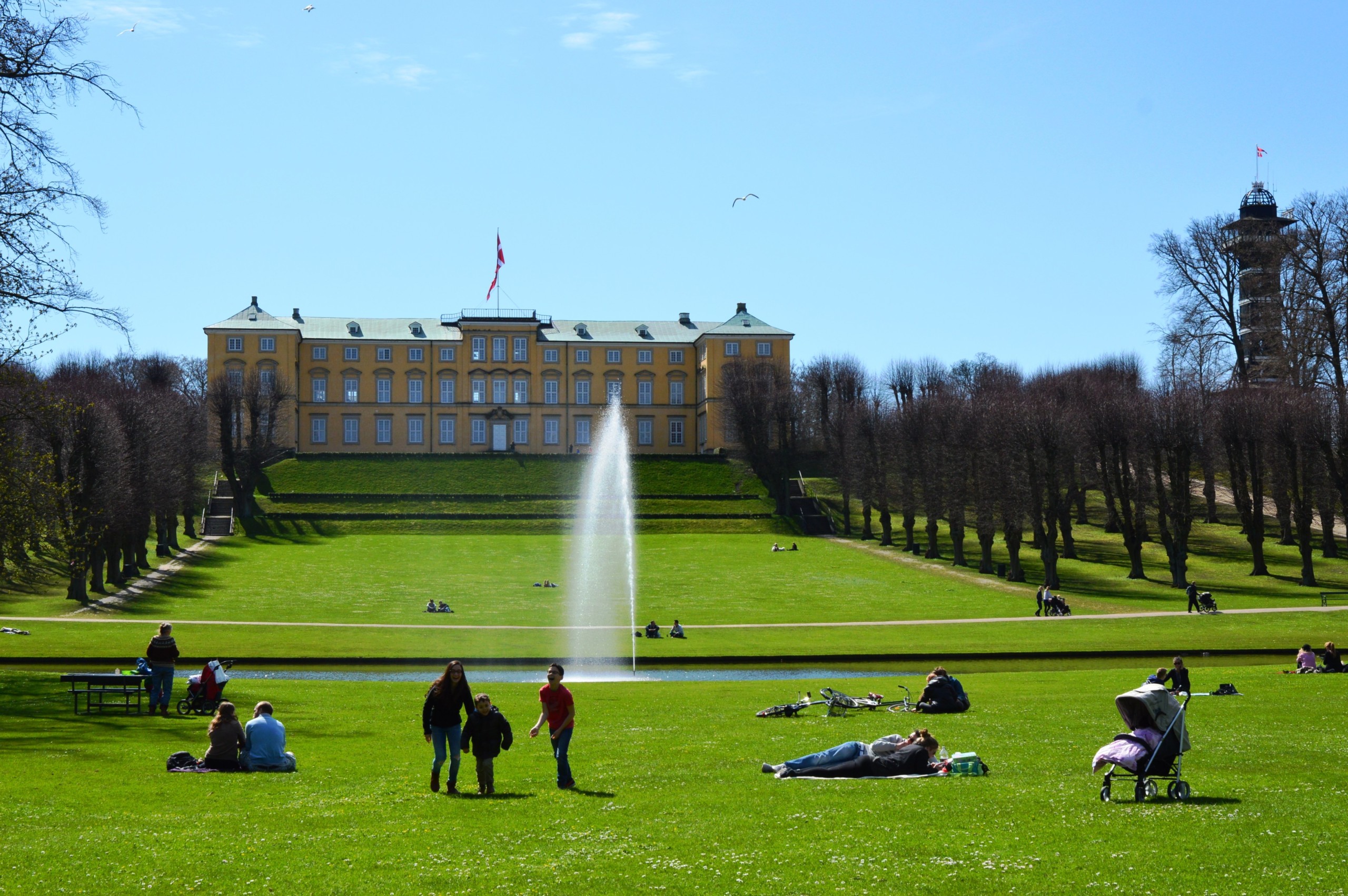 Frederiksberg Palace, in Frederiksberg park