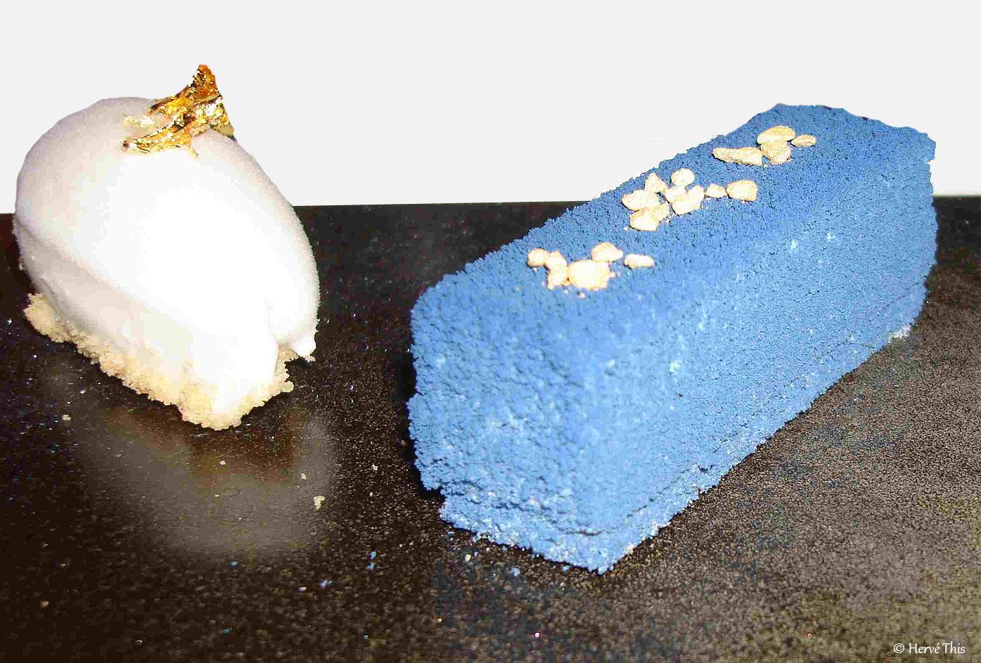 One of chemistry cooking guru Hervé This' own chemical desserts, following his 