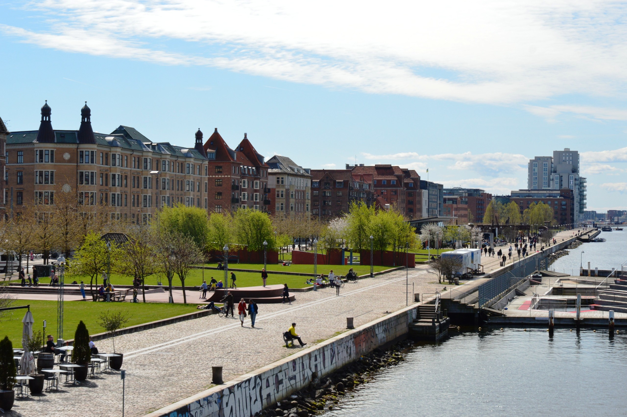 The waterfront of Islands Brygge