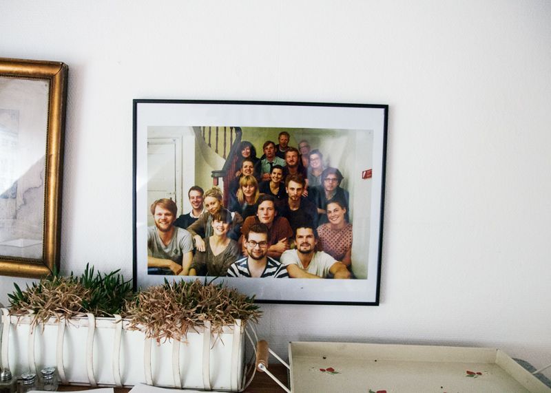 The young, gifted and beautiful: a framed portrait of the current crop of residents at Borchs Kollegium