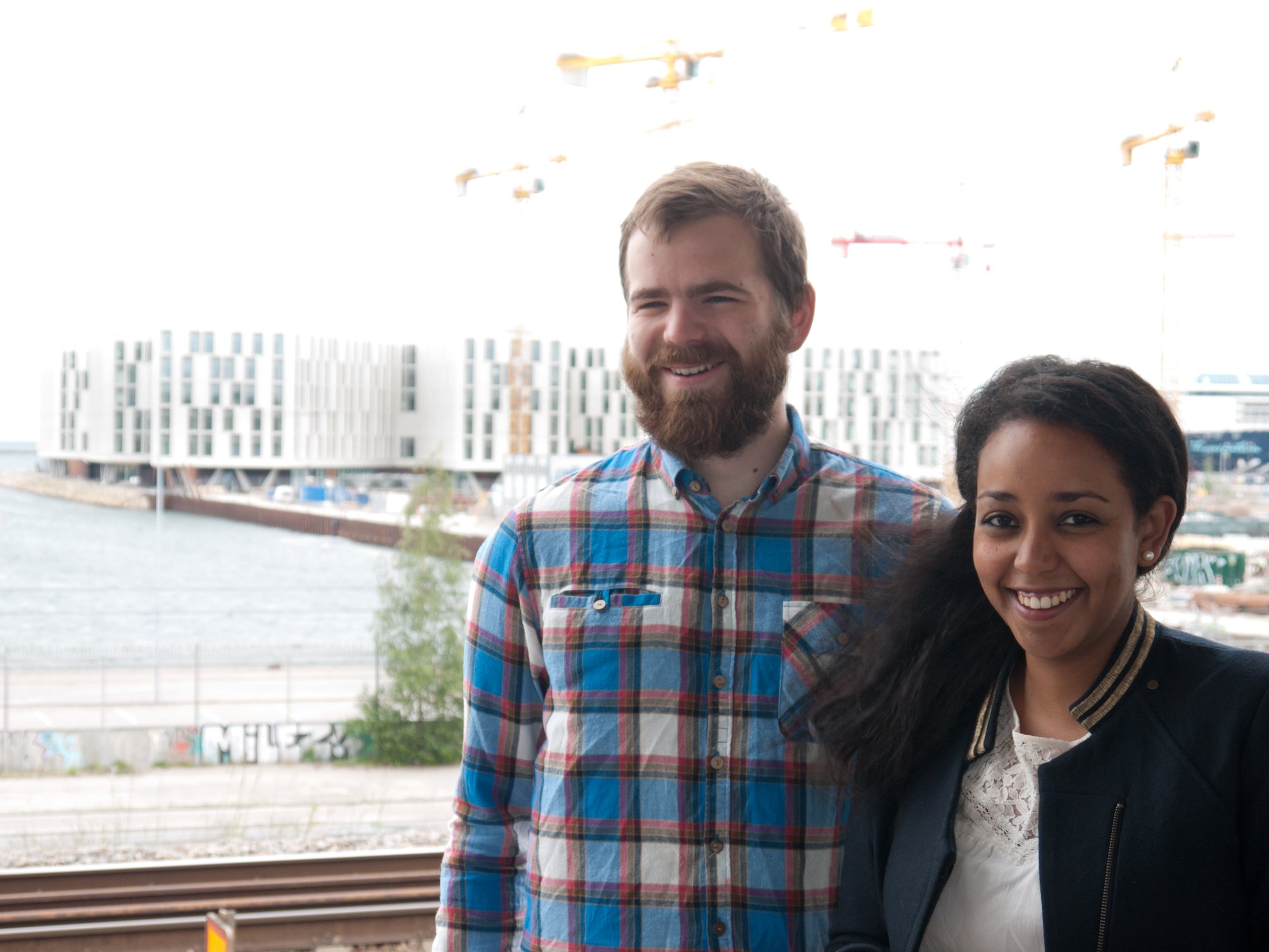 Photo credit: Robin Tschotschel. UNYA founders  Mignote Libsekal and Johan Juul 