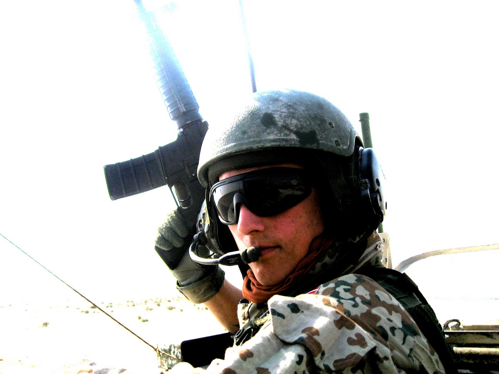 Mark on duty in Iraq