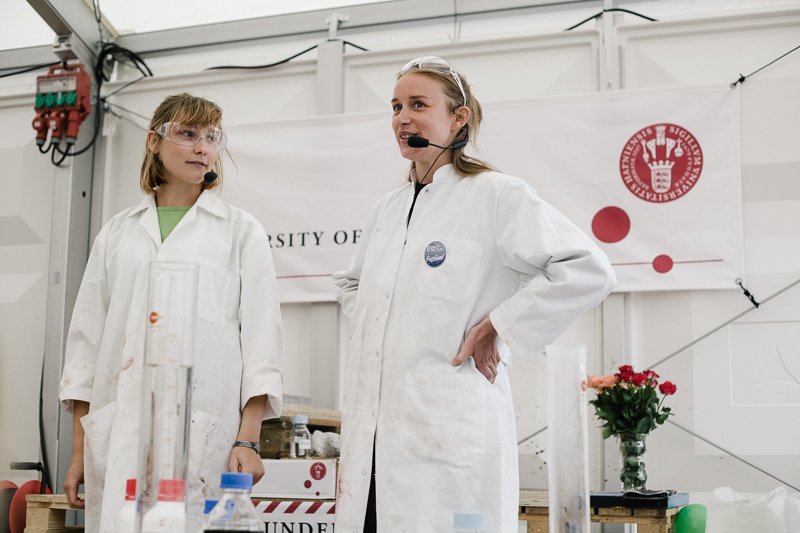 Students and staff of the University of Copenhagen bring science to the people