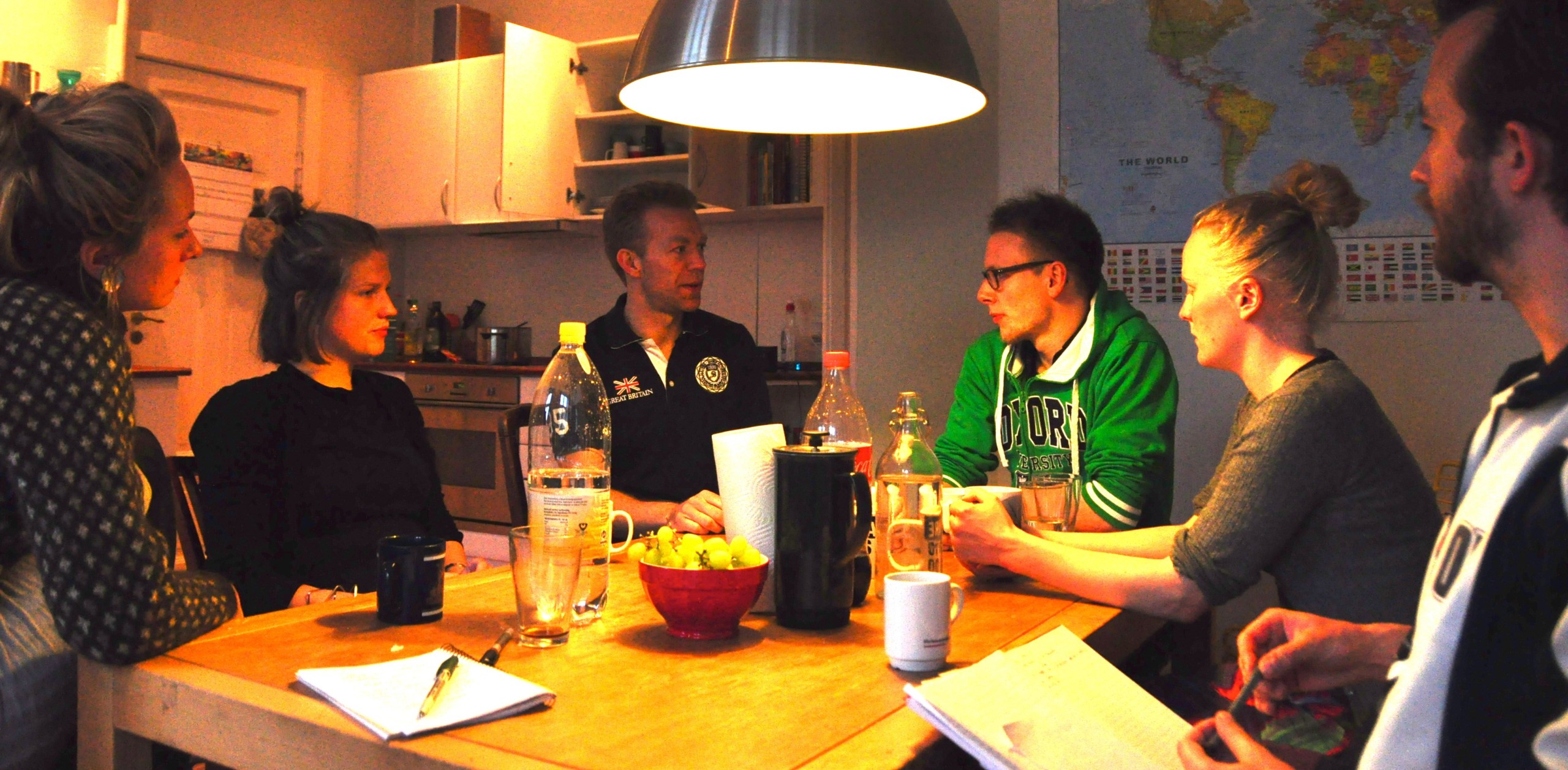 Meeting at 'Hegnet' Collective. Photo by Julie Vulpius