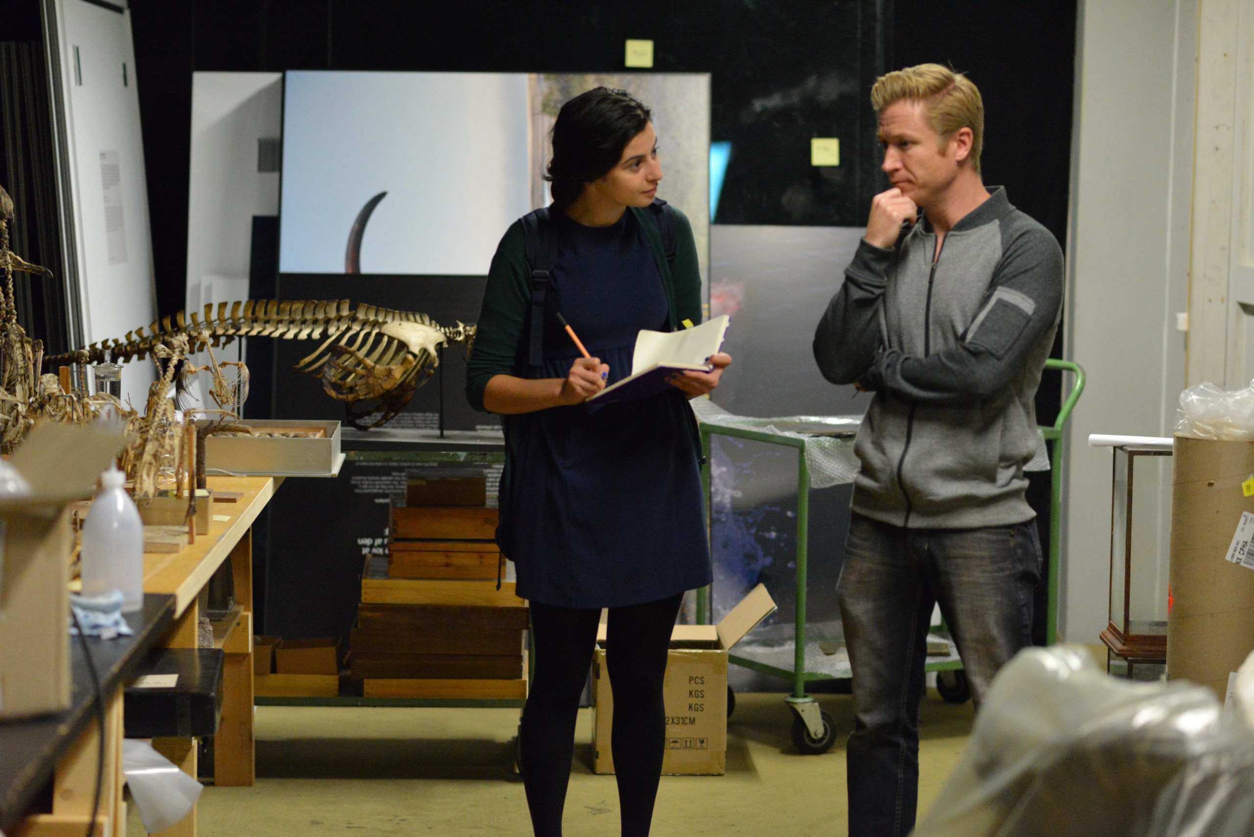 Reporter Maria gets a preview on upcoming exhibits, including a gift from Charles Darwin and seashells collected by 19th century Danish writer H.C. Andersen. 