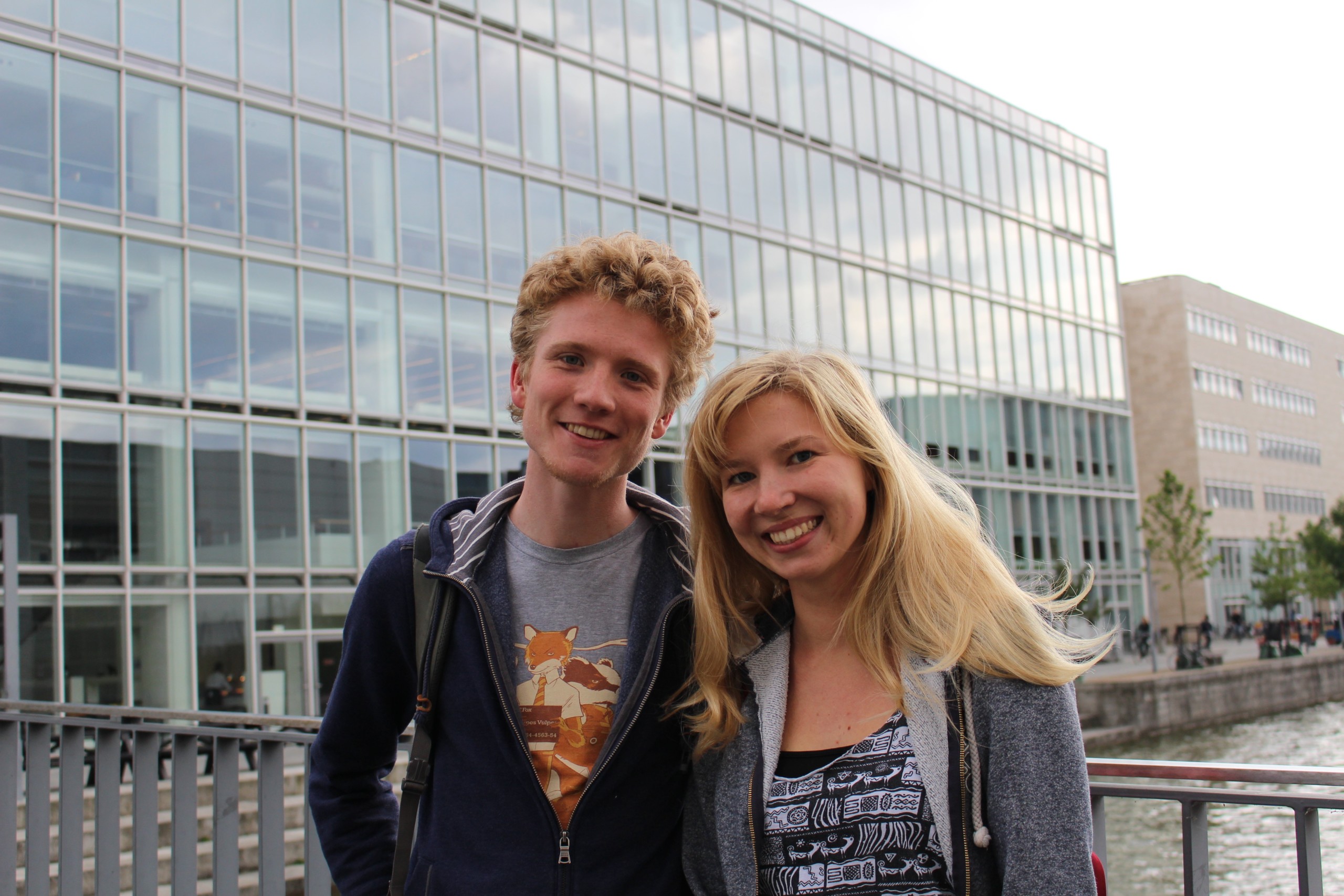 Peter and Alethea are very happy to be in Copenhagen where people bike everywhere.