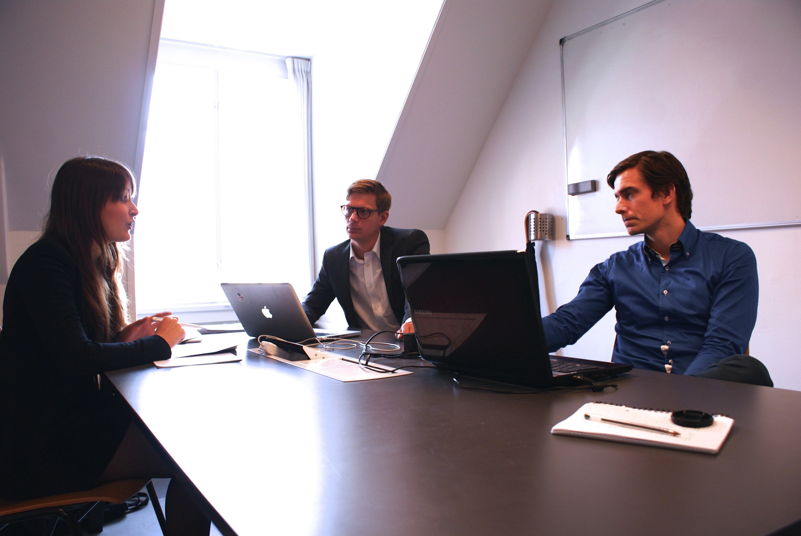 Amanda Elizabeth Rischel, Sebastian Meyer Peters and Helge Raakjær Frost make up the University of Copenhagen team