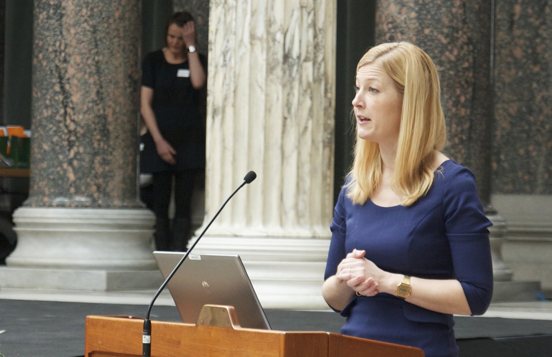 Minister for Education Sofie Carsten Nielsen at an award ceremony earlier in 2014. No point in educating students for unemployment, she argues
