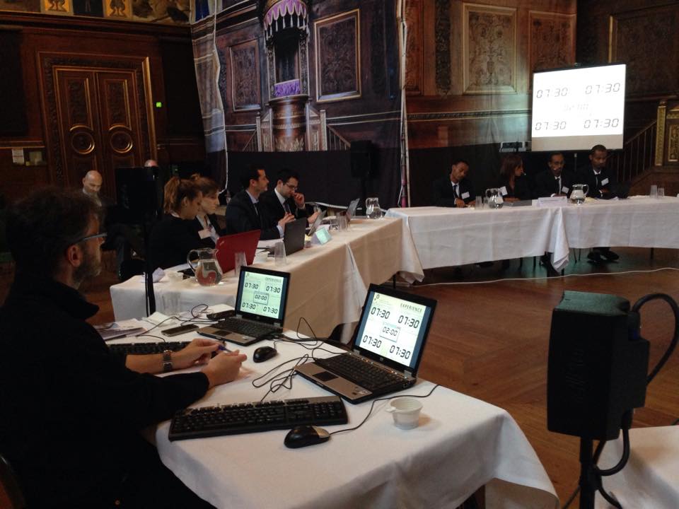 From the fourth round of negotiation at the Copenhagen Competition in the Ceremonial Hall