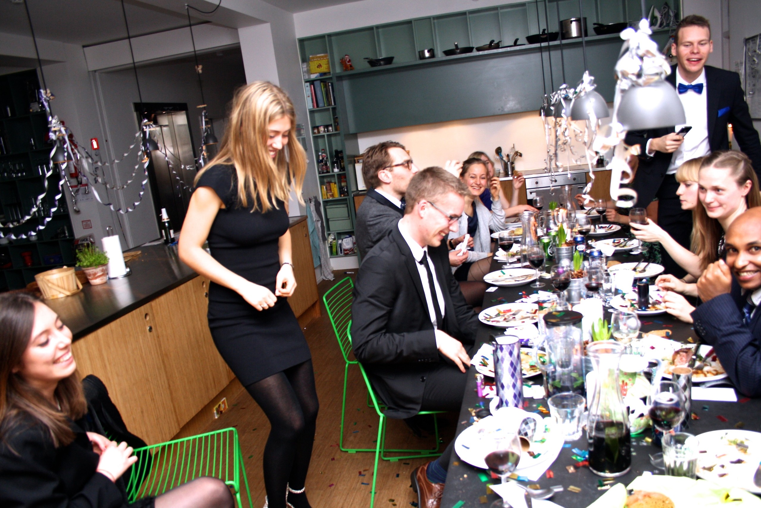 New Years Eve at the collegium was a huge success