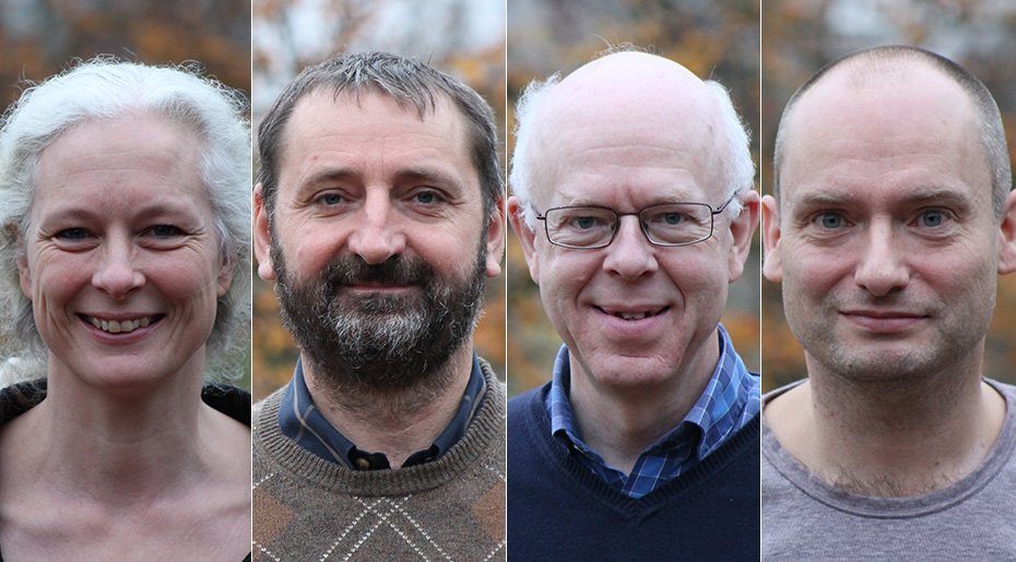 Susanne Ditlevsen, Mikael Rørdam, Henrik Schlichtkrull og Mogens Steffensen.