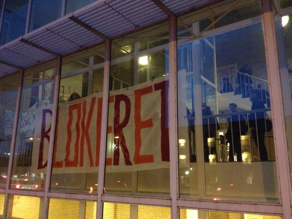 At 8am on Wednesday morning, Et Andet Universitet, announced the MEF department officially ''blocked'', and posted this image on their facebook page