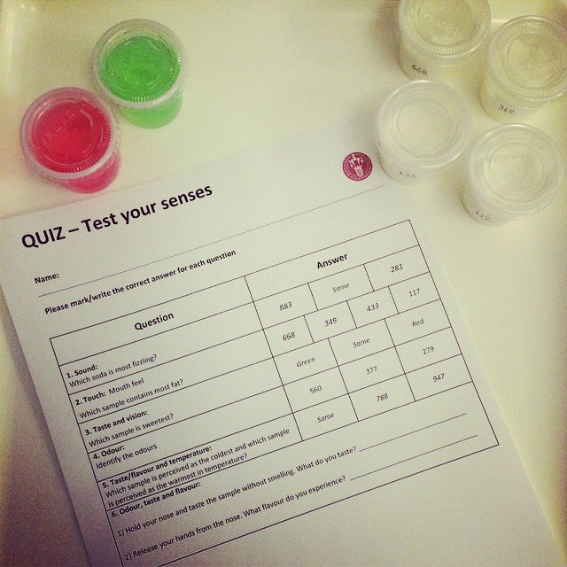 This instagram user is testing senses with science