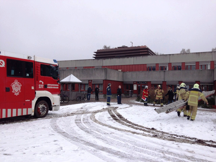 From a 2013 electical fire at the Faculty of Humanities which forced everyone to be evacuated. New video is to raise awareness