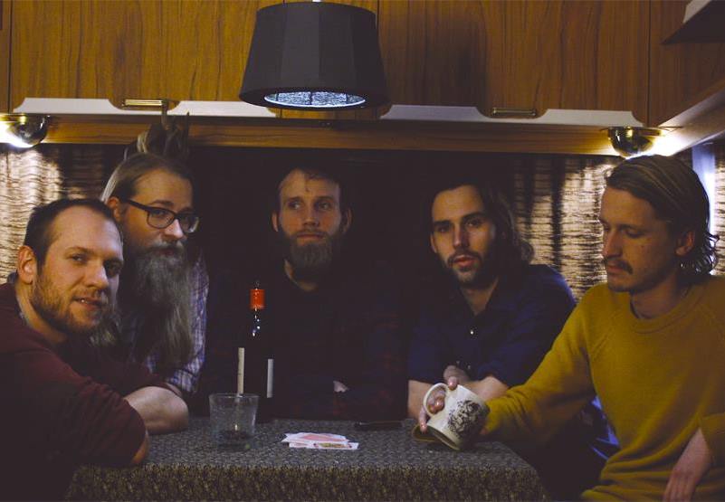 Workers in Songs from left to right: Morten Dehn, Morten Krogh, Jonas S. Jensen, Ulrik Tarp Merrildgaard, Michael Møller