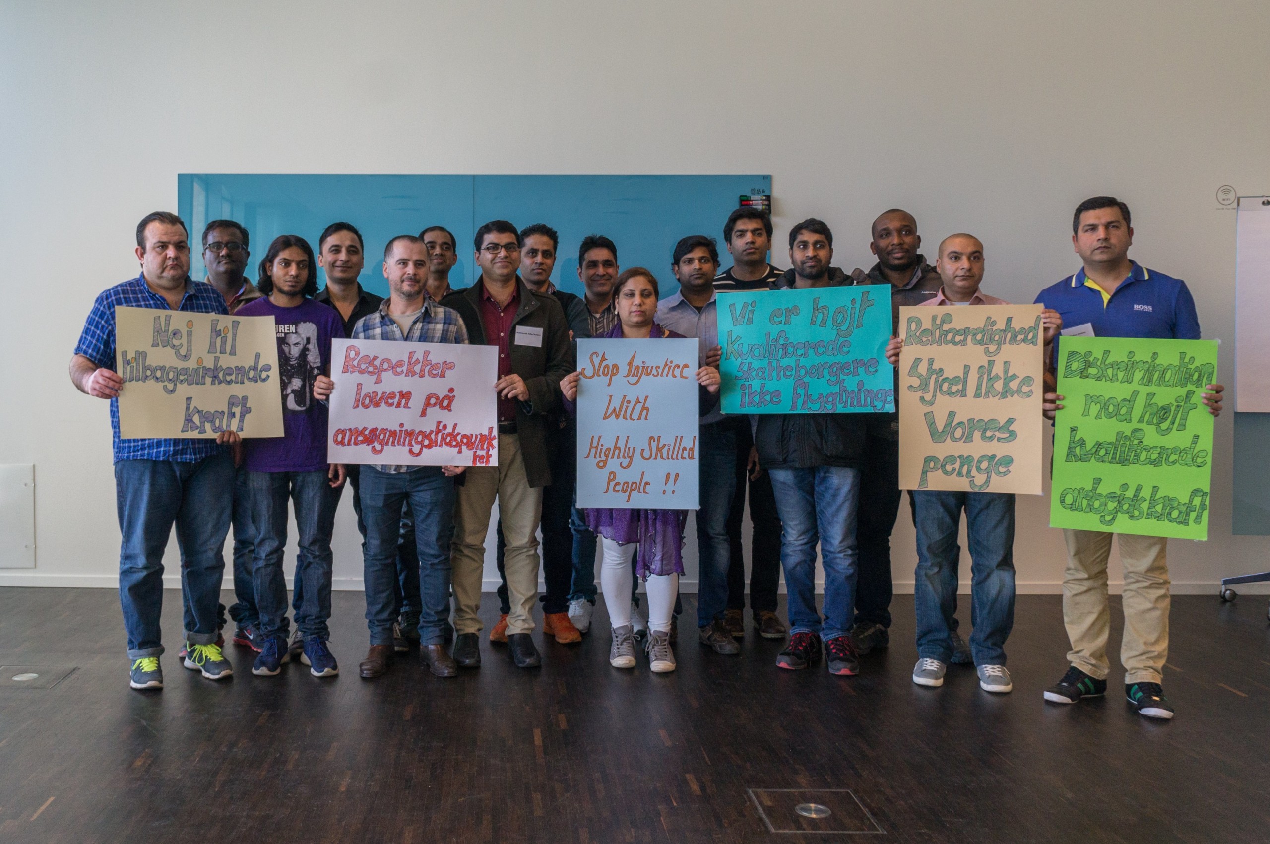 All affected by the new changes to the Immigration Law