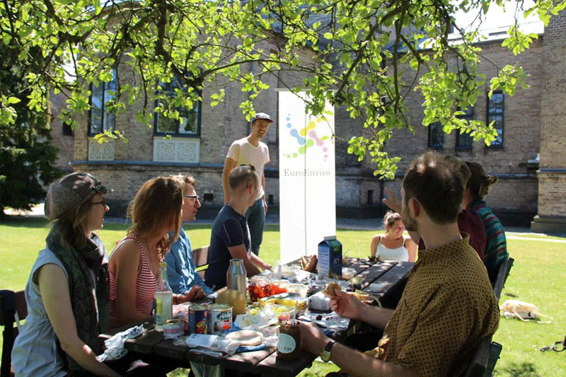 The organizing team of EuroEnviro 2015 passing the torch to the team for EuroEnviro 2016