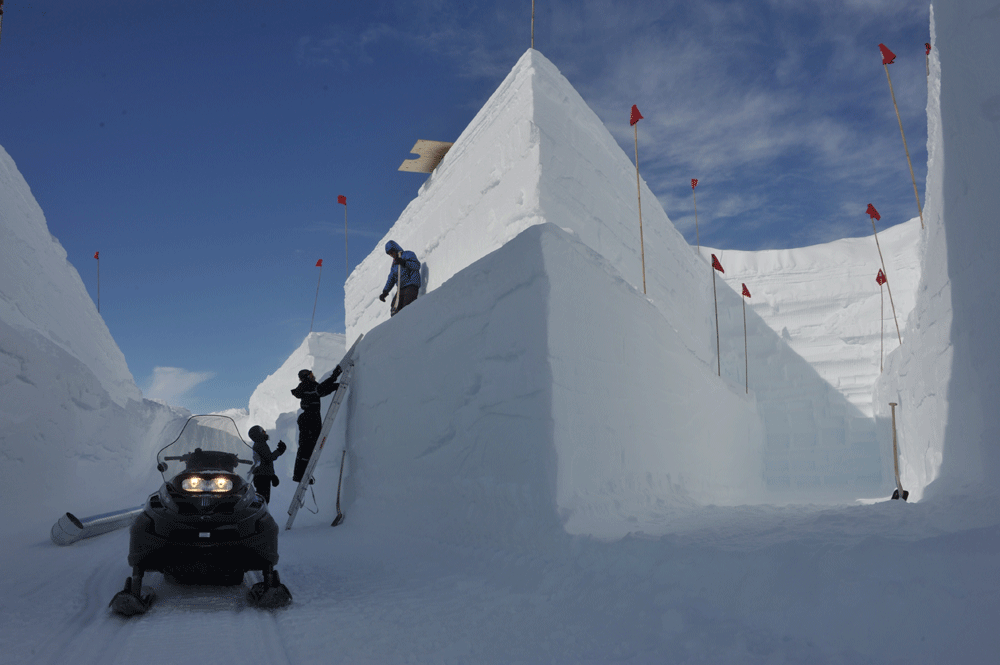 The summer season has scientists trying out a host of new logistical techniques on the Greenland ice cap