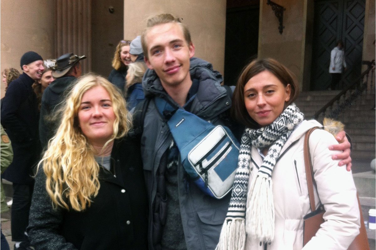 Fra venstre Annika Holm Nielsen, Calle Emil Janssen Vangstrup og Mimoza Murati