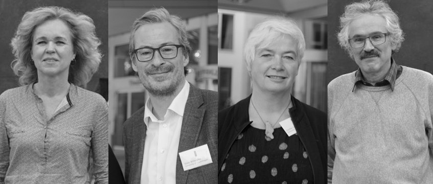 BESTYRELSES-VIP - Fra venstre mod højre: medarbejderrepræsentanter i bestyrelsen Anja C. Andersen og Eske Willerslev samt suppleanter til bestyrelsen Dorte Dahl-Jensen og Peter Harder