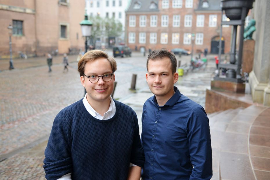 Aslak Alexander Schou (left) and Niels Havndrup Kraaer 