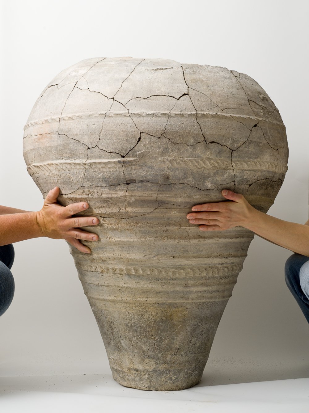 KLINKEDE SKÅR - Potte fra udgravningen i Al Zubarah. 