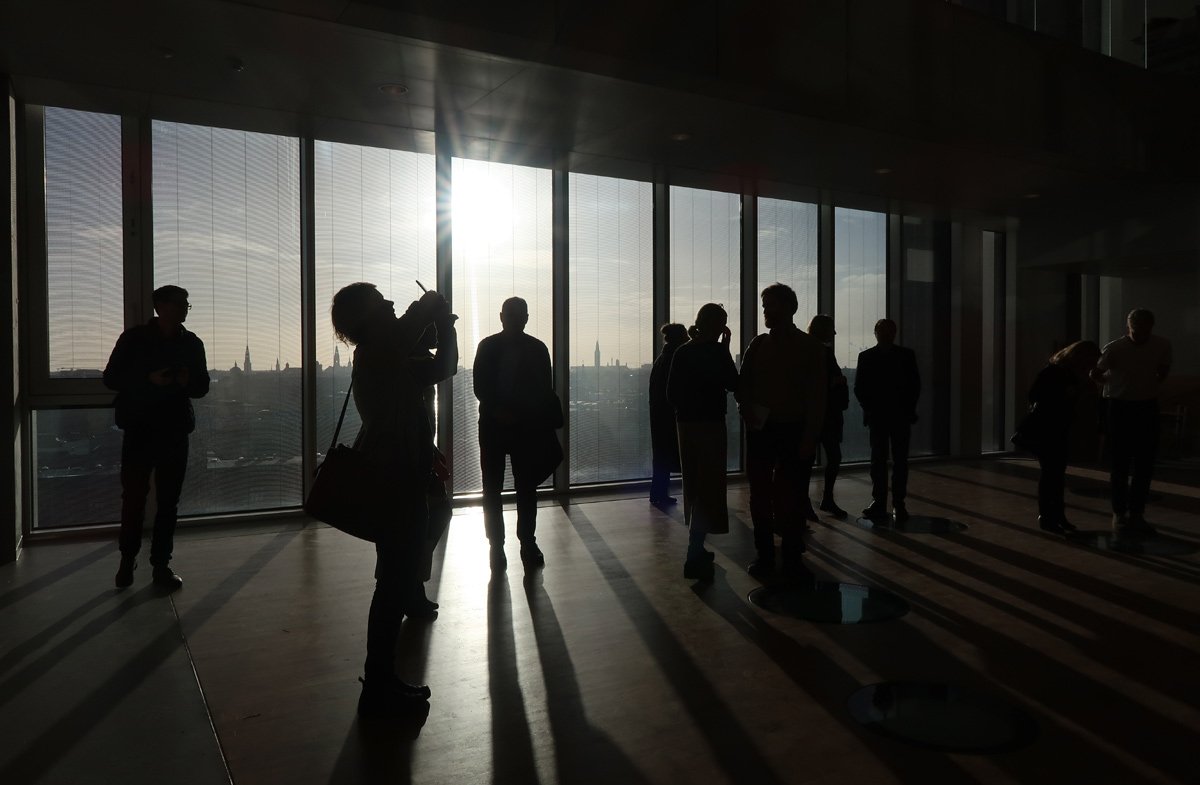 Allerede på tårnets sjette etage er udsigten over København ret Instagramværdig.