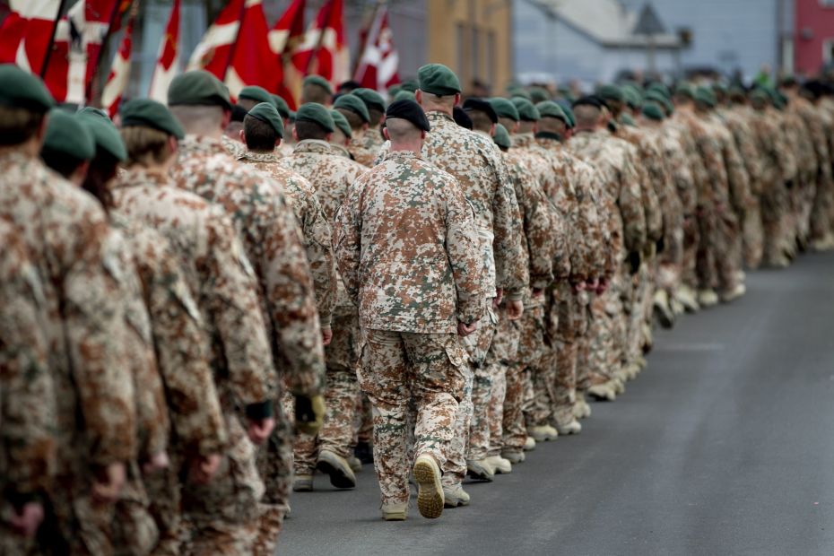 A new historical account of Denmark's wars in Kosovo, Afghanistan and Iraq is the result of a long and ugly political struggle. The picture is from a parade of war veterans in Holstebro, Denmark in 2014.