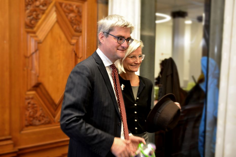 When he started his new job, Søren Pind reflected on the fact that he seems to have a got into a pattern of taking over from women. 