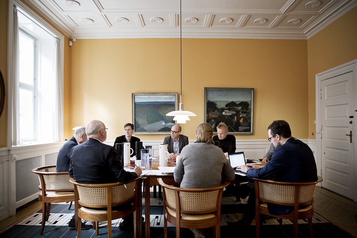 MAGTENS BORD - Dette er ’Nørregade’, hvorfra beslutninger udgår til KU’s fire campusområder i København.