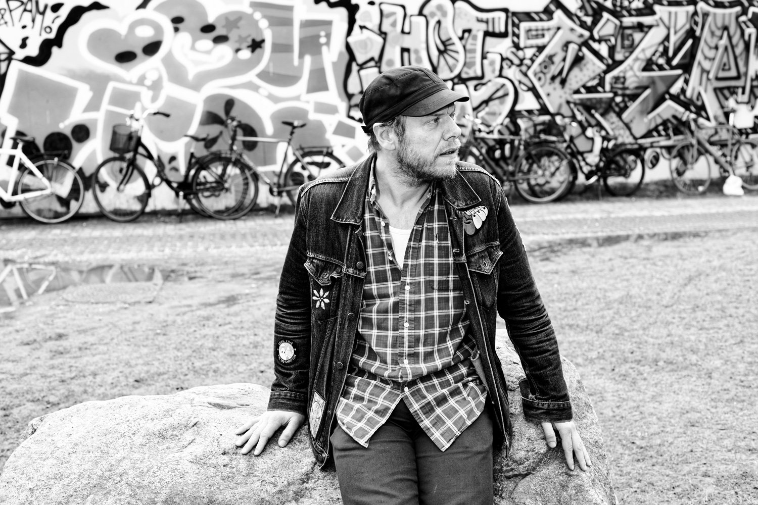 Johan Olsen photographed in the Universitetsparken March 2017.