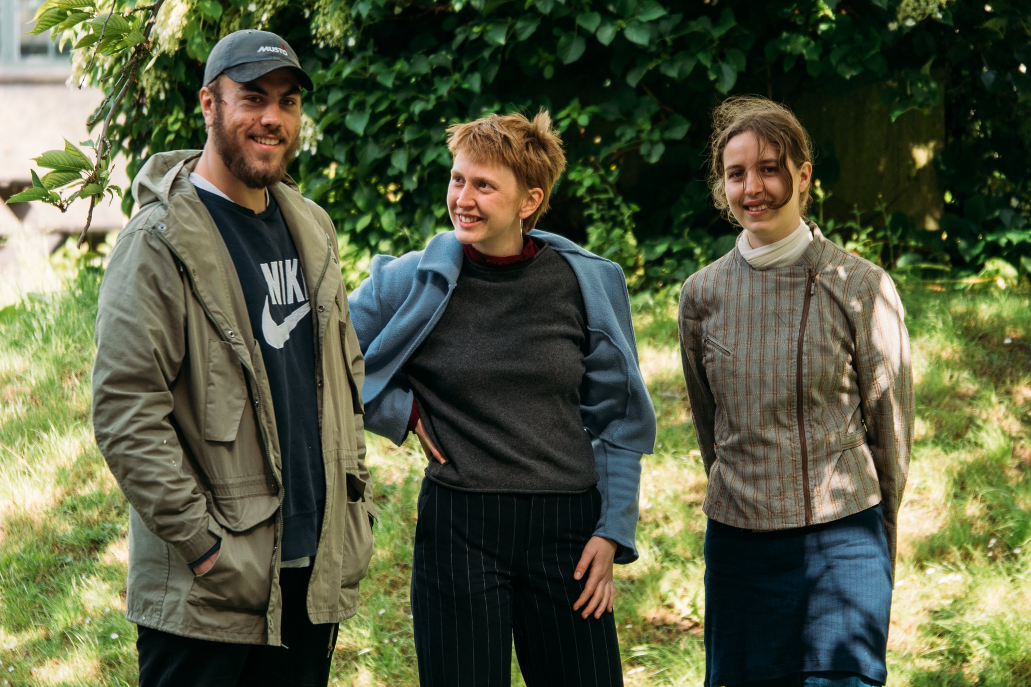 Søren Frederik Petersen, Anna Munk and Olga Kristine Stage. Picture: Adam Ronan