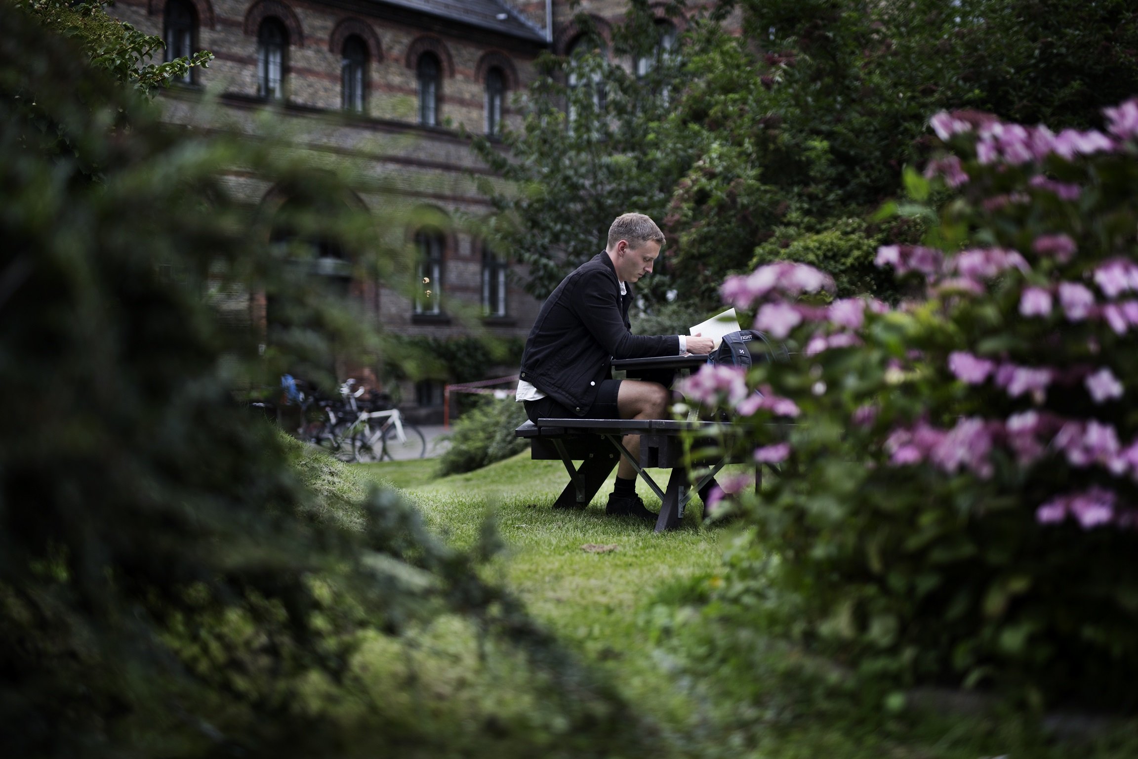 Alexander Thorvaldsen i haven på CSS 