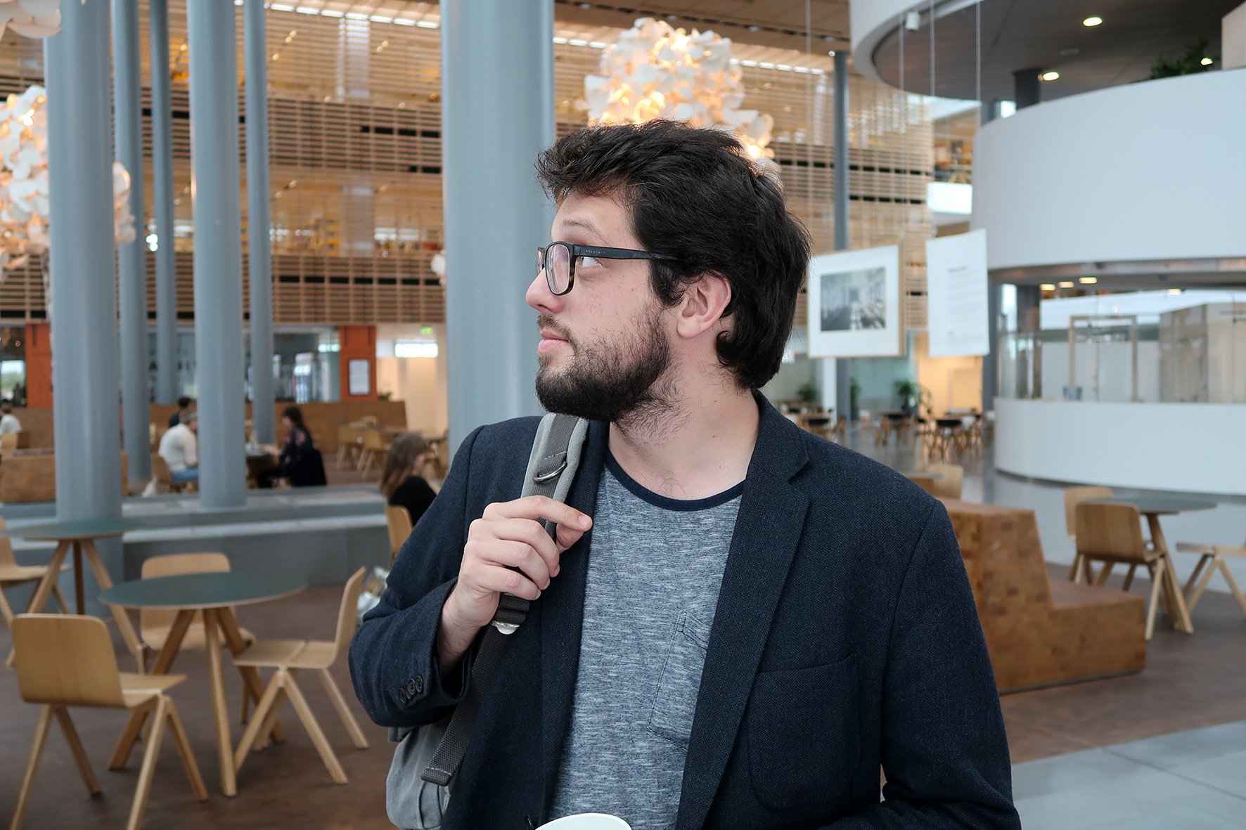 Simão Valente på Søndre Campus