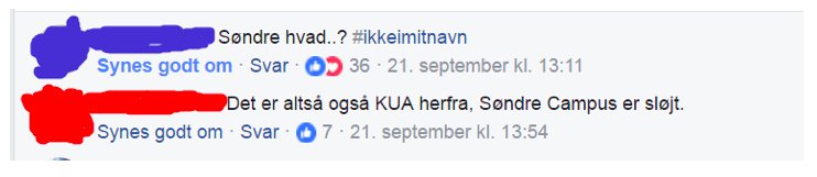 Fra Facebook.