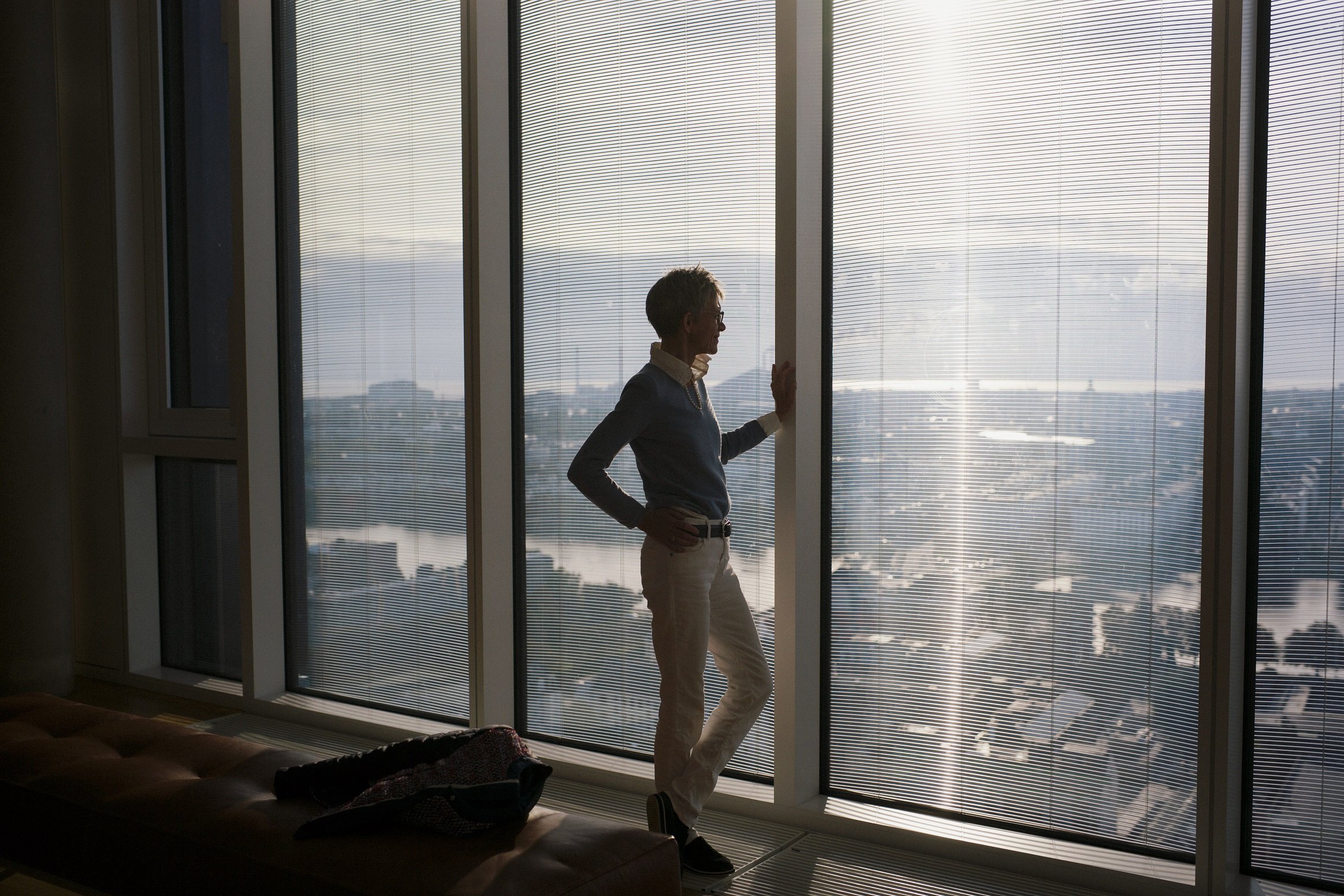 The view from the 15th floor of the Maersk Tower