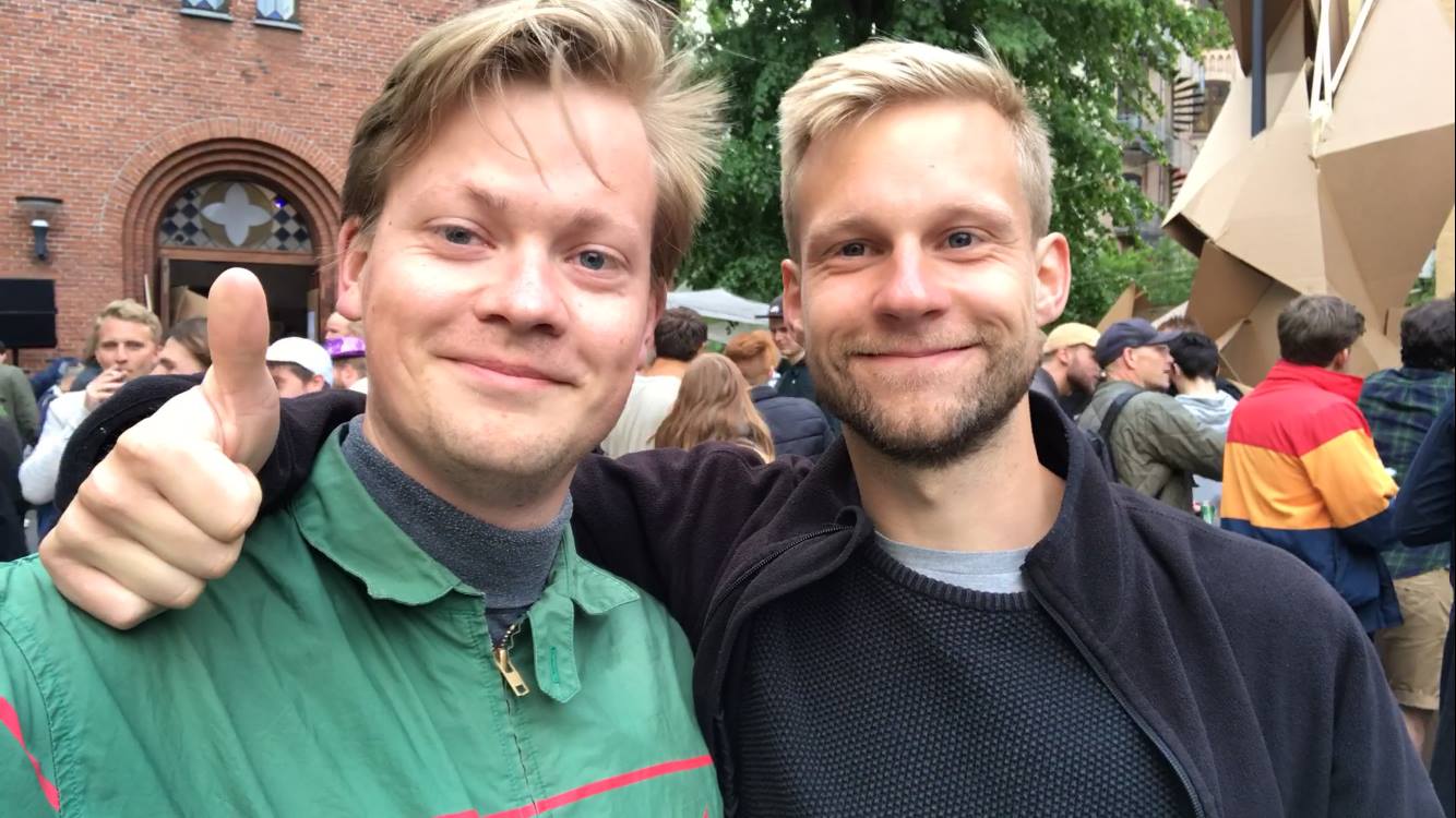 Kasper Wejse (left), Johan Denning (right)