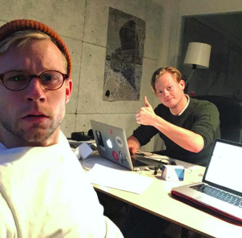 Kasper Wejse (right), Johan Denning (left)