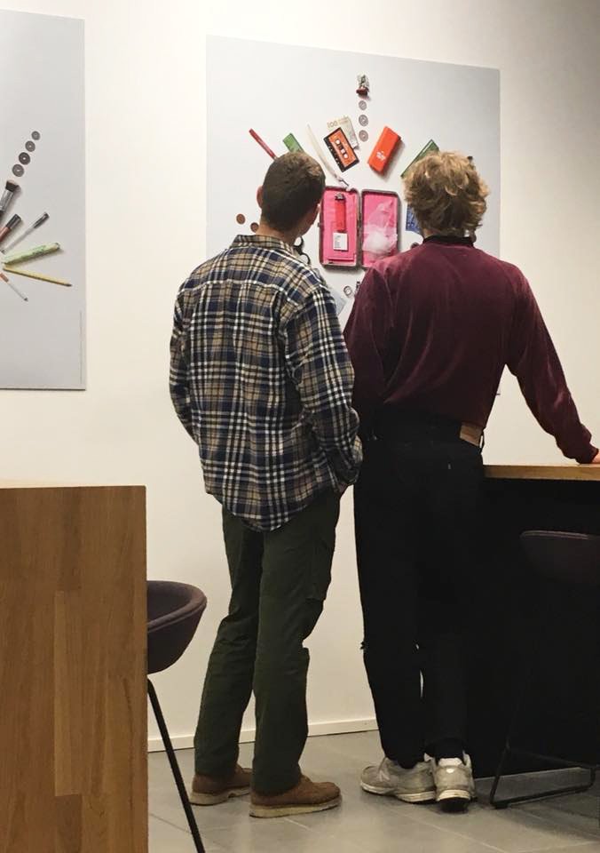 The 26 mandalas are on display on the ground floor and stairwells of building 3 on South Campus.