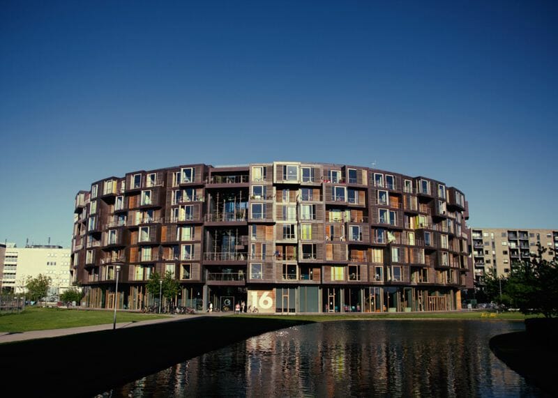 The award winning dormitory as it appears to the rest of the world