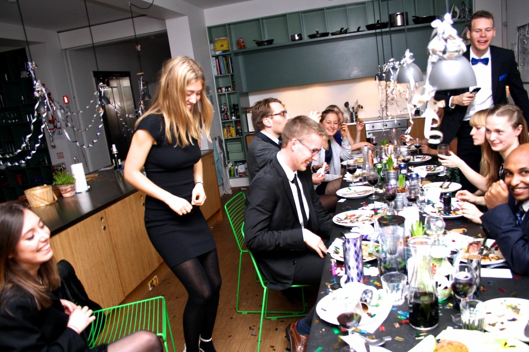 New Years Eve at the collegium was a huge success 