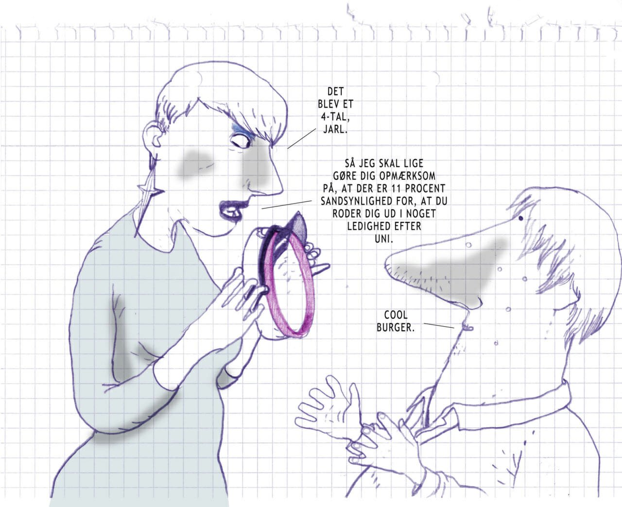 Fra artiklen 'Dit gymnasiegennemsnit kan forudsige om du får job efter studiet', marts 2015.