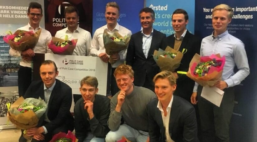 Studerende gjorde indtryk på Haldor Topsoe-topfolk ved dysten den 18. marts 2018.