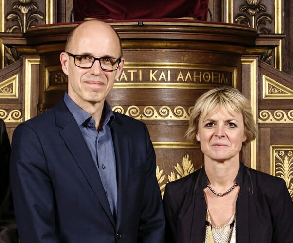 Henrik C. Wegener og Lykke Friis.