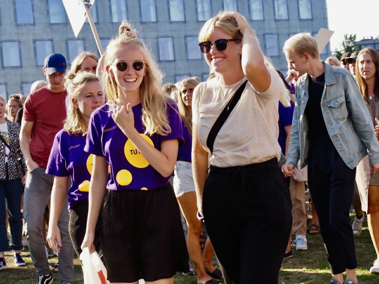 Der var masser af smil og nye venner på introdagen.