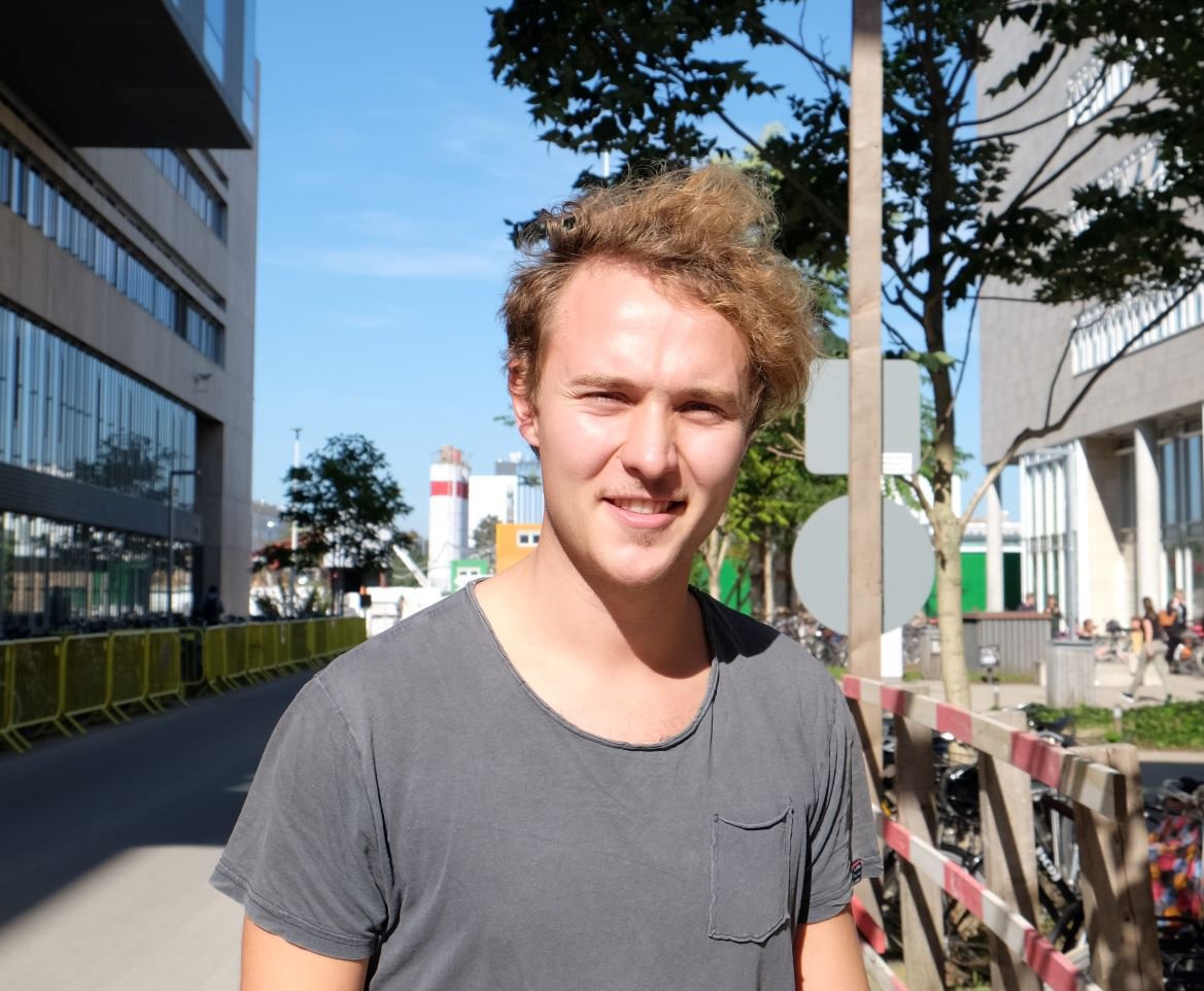 Jonas læser musikvidenskab på Søndre Campus