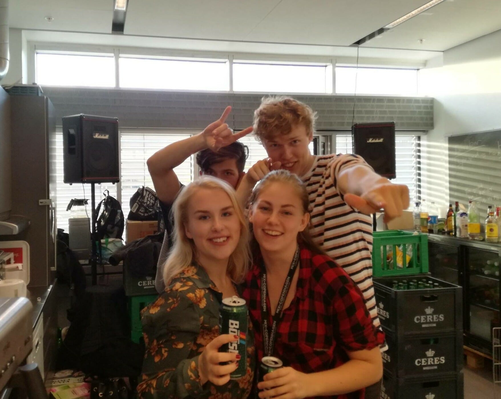 Glade bartendere i Olympen.