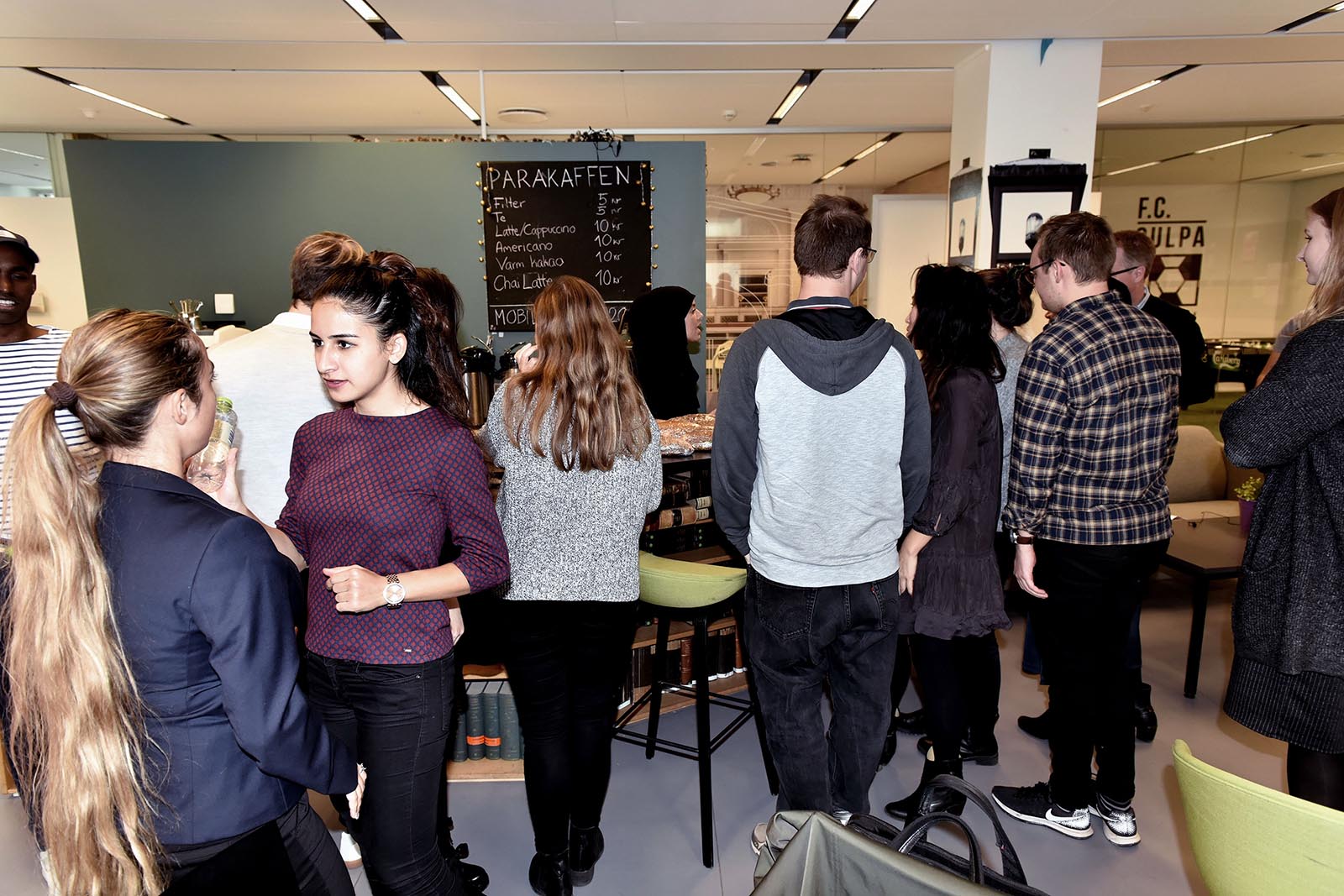 I pausen var der mulighed for at få en sandwich og noget at drikke. 