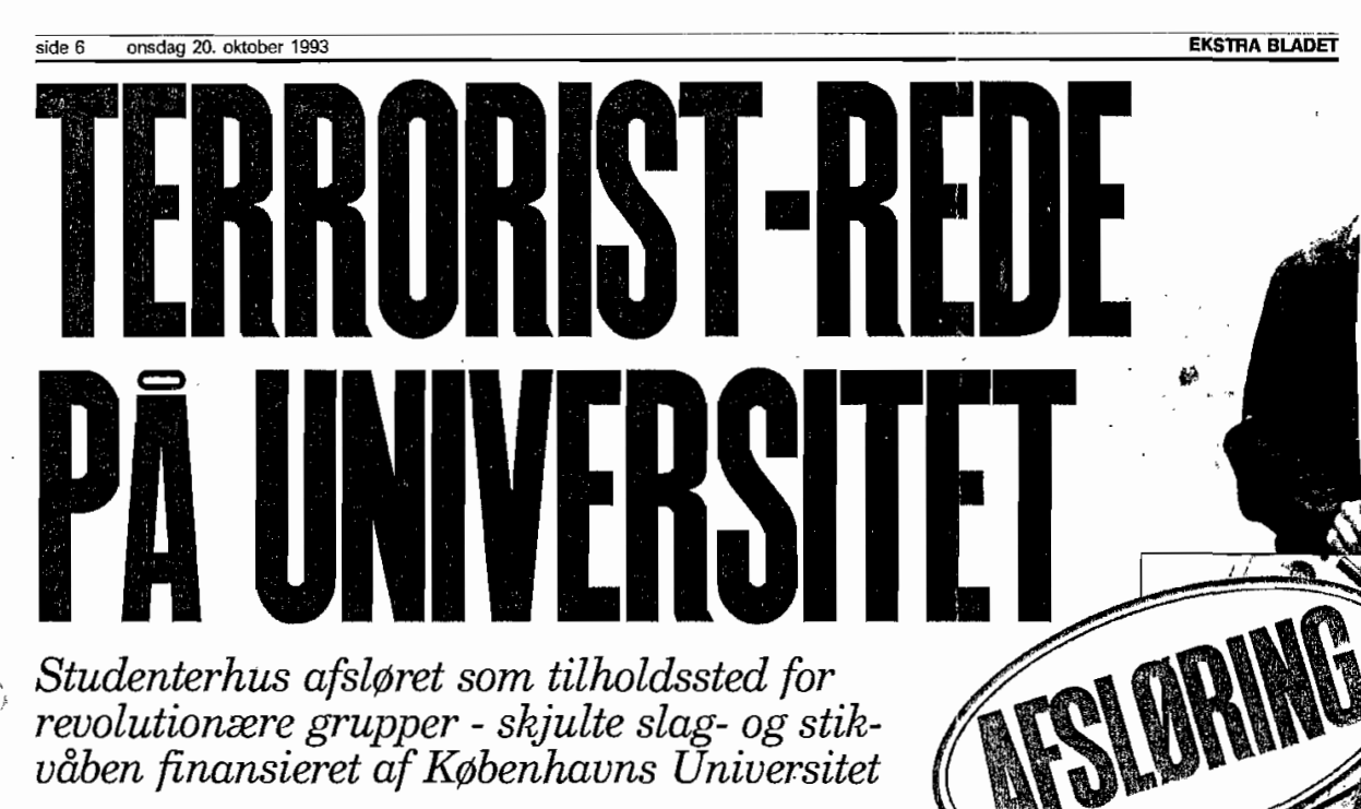 Ekstra Bladet, 20. oktober 1993