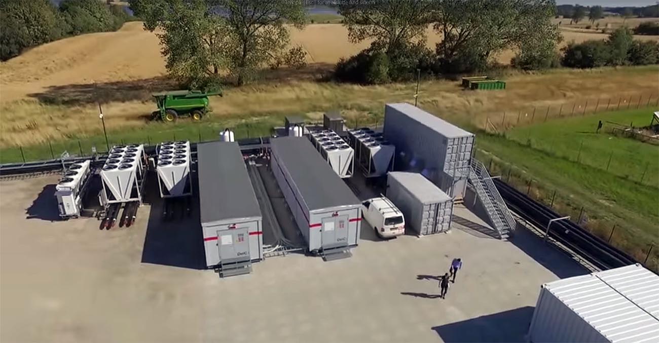 Still image from the YouTube video 'Computerome - 2015' of the supercomputer's predecessor Computerome 1.0 by the Risø research station, west of Copenhagen. The new Computerome 2.0 will take up a lot more space, and will also be at Risø.